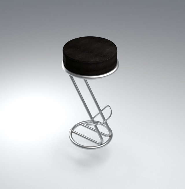 Bar Stool ZETA 3D Model