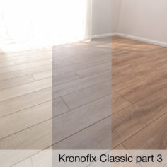 3D Parquet Floor Kronofix Classic part 3 model 3D Model