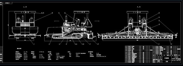 LTU90 Multifunctional Asphalt Concrete Paver Free 3D Model