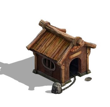 Family – dog house 3D Model