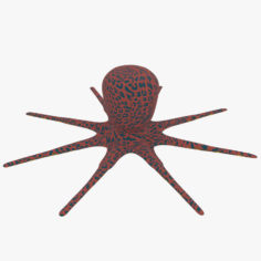 Plush Toy Octopus 3D 3D Model
