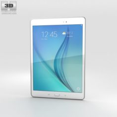 Samsung Galaxy Tab A 97 White 3D Model