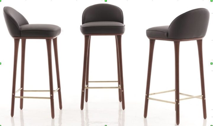 3D Bar Stool with Cushions model 3D Model