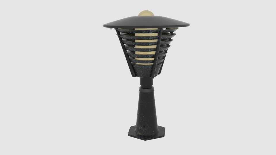 502 Garden Light 3D Model