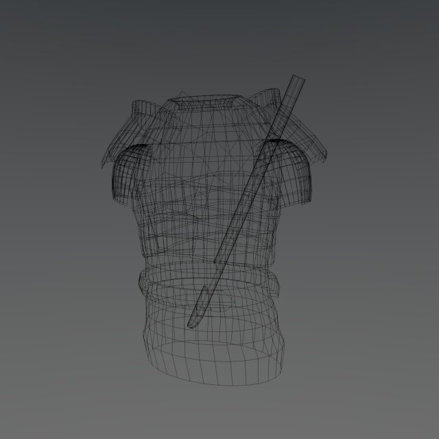 Ancient armor 3D Model
