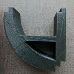 Tri-Arc Wall Holder 3D Print Model