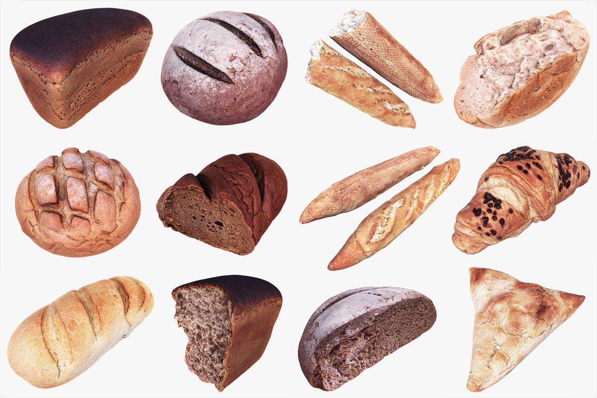 3D Bakery Pack model 3D Model
