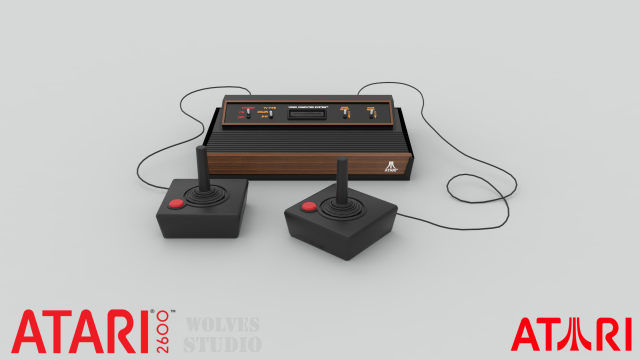 Atari 2600 Video-game 3D Model