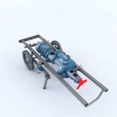 Pump for manure 3D Model