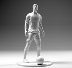 Footballer 02 Prepare To Footstrike 01 Stl 3D Model