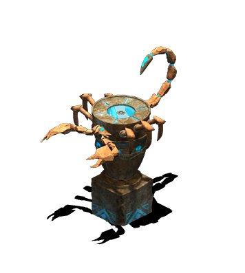 Desert – Scorpion Stone 3D Model