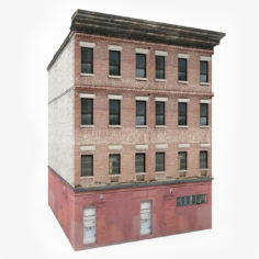 Apartment Building XII 3D Model
