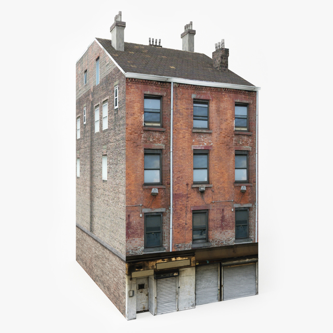 Apartment Building II 3D Model