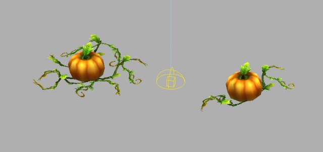 Game Model Arena – Pumpkin 01 3D Model