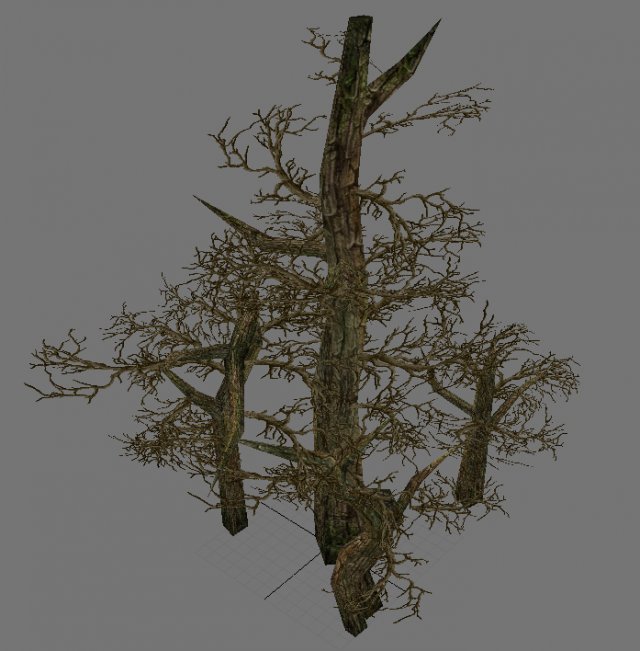 Game Model Arena – Variation grass flowers trees 0 3D Model