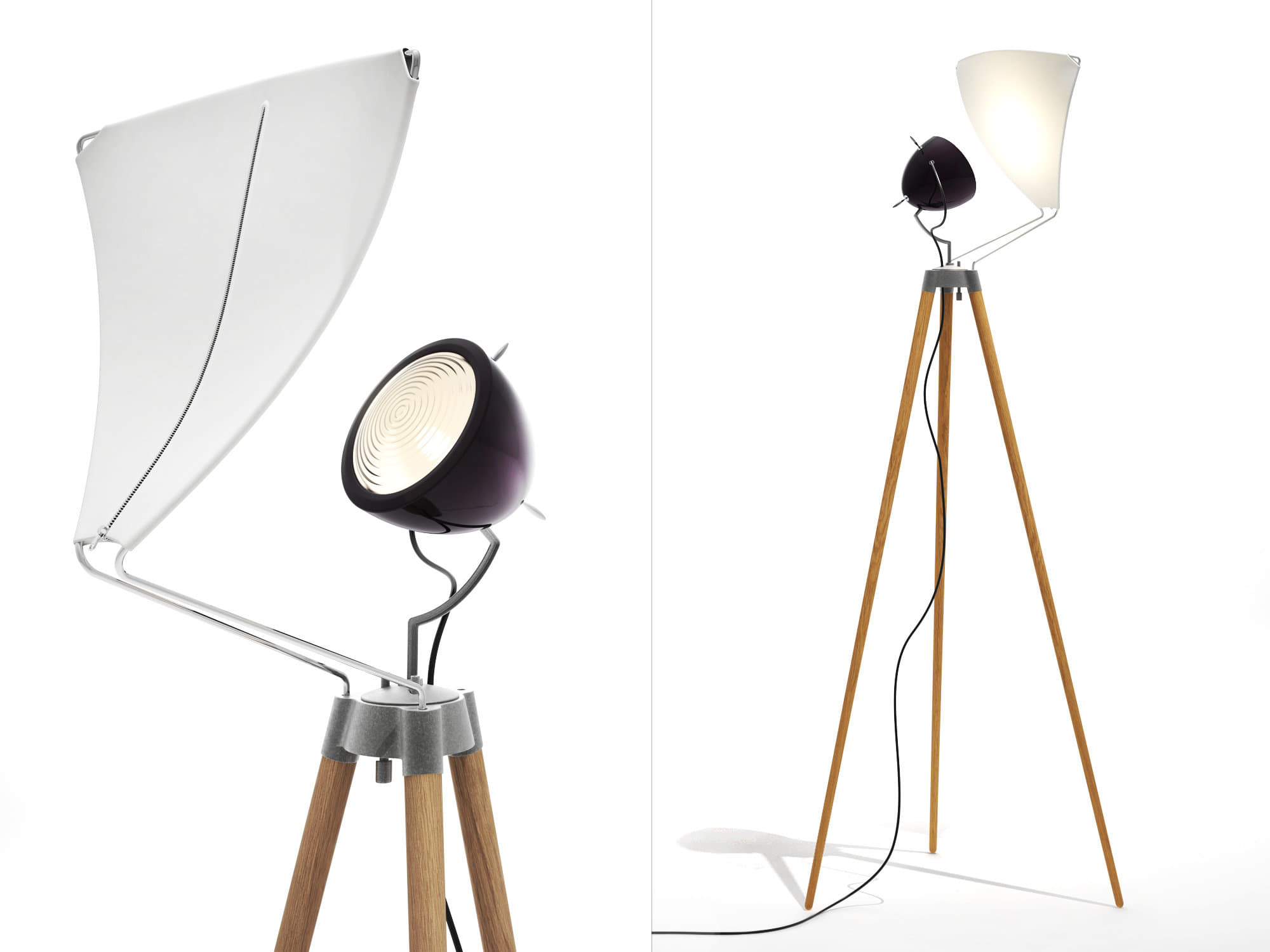 3D George Floor Lamp model 3D Model