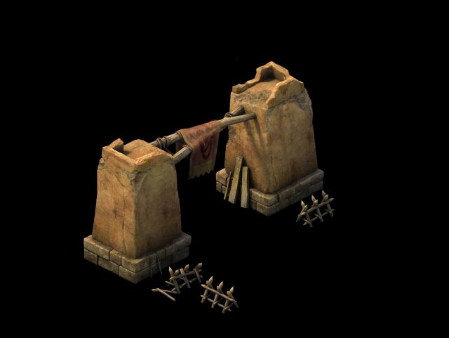 Desert Gobi – Tribal Defense Tumen 02 3D Model