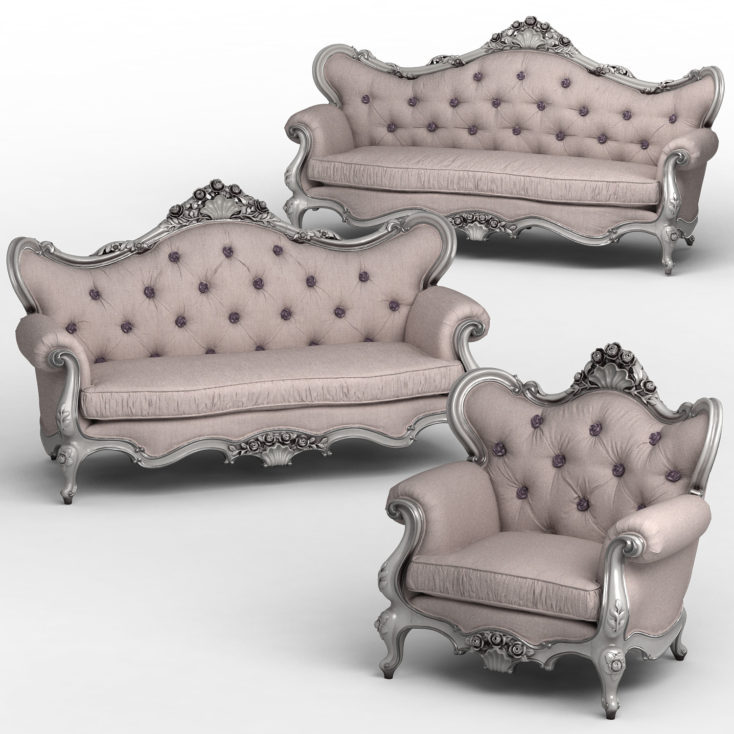 5SF02_sofa 3D model 3D Model