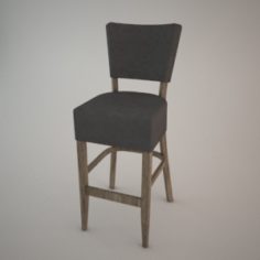 Bar stool BST-9608 3d model FAMEG