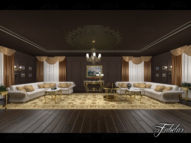 Living room 63 3D Model