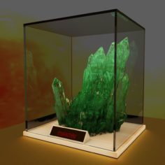 Chinese crystal gem stone model 3D Model