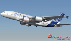 Airbus A380 3d model