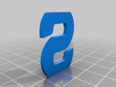 Simple ‘S’-shaped belt tensioner 3D Print Model