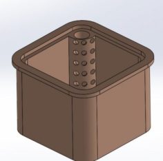 Hydroponic bucket 3D Model