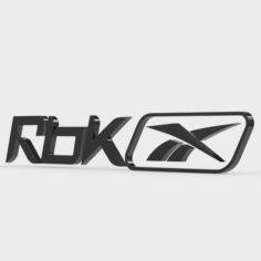 Rbk logo 3D Model
