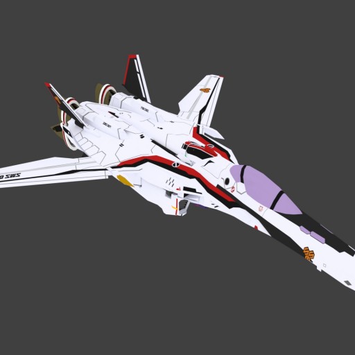 Macross Vf-25						 Free 3D Model