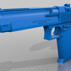Desert Eagle 3D Print Model