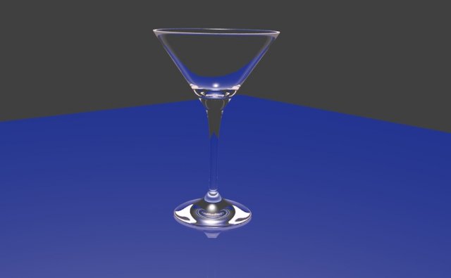 Glass for martini 3D Model