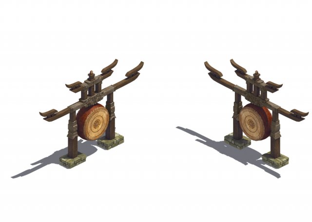 Barracks – war drums 3D Model