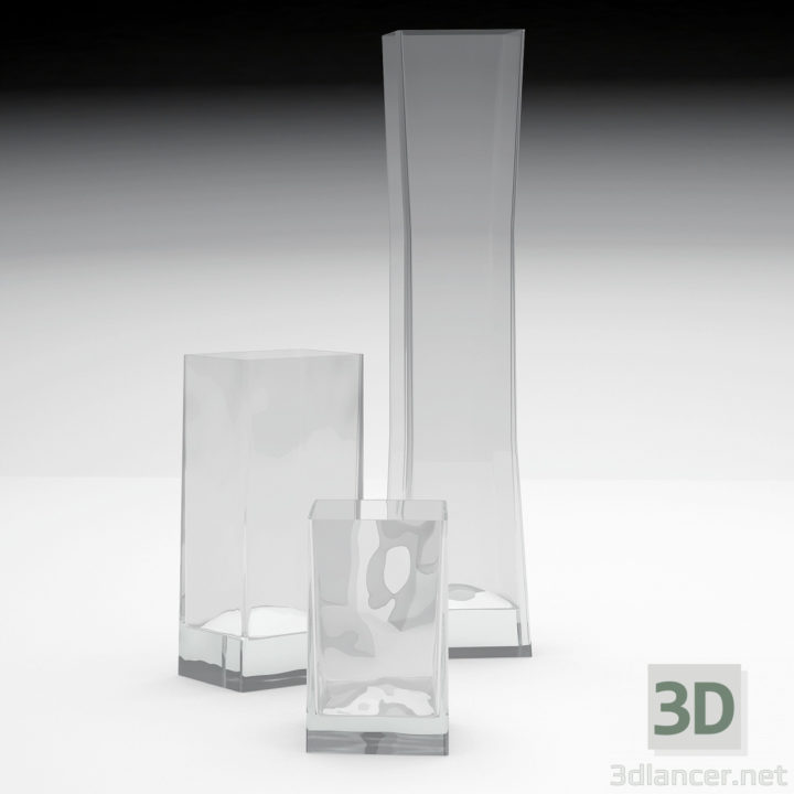 3D-Model 
Vase Ikea Rectangel