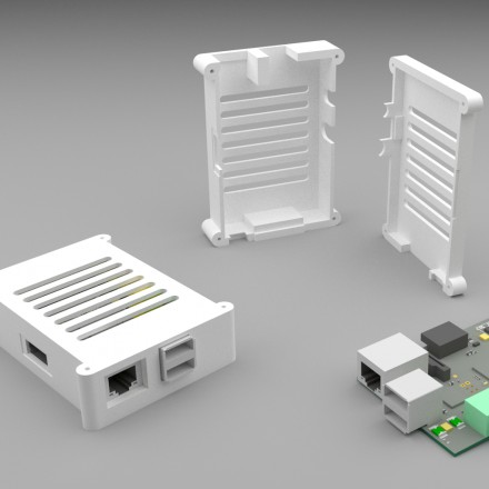 Printable case for Paspberry Pi v.1.0						 3D Print Model