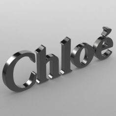 Chloe logo 3D Model