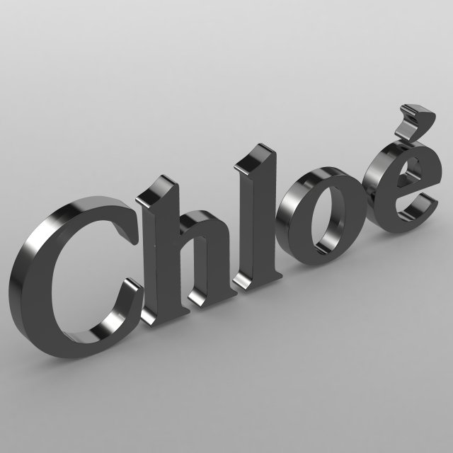 Chloe logo 3D Model - 3DHunt.co