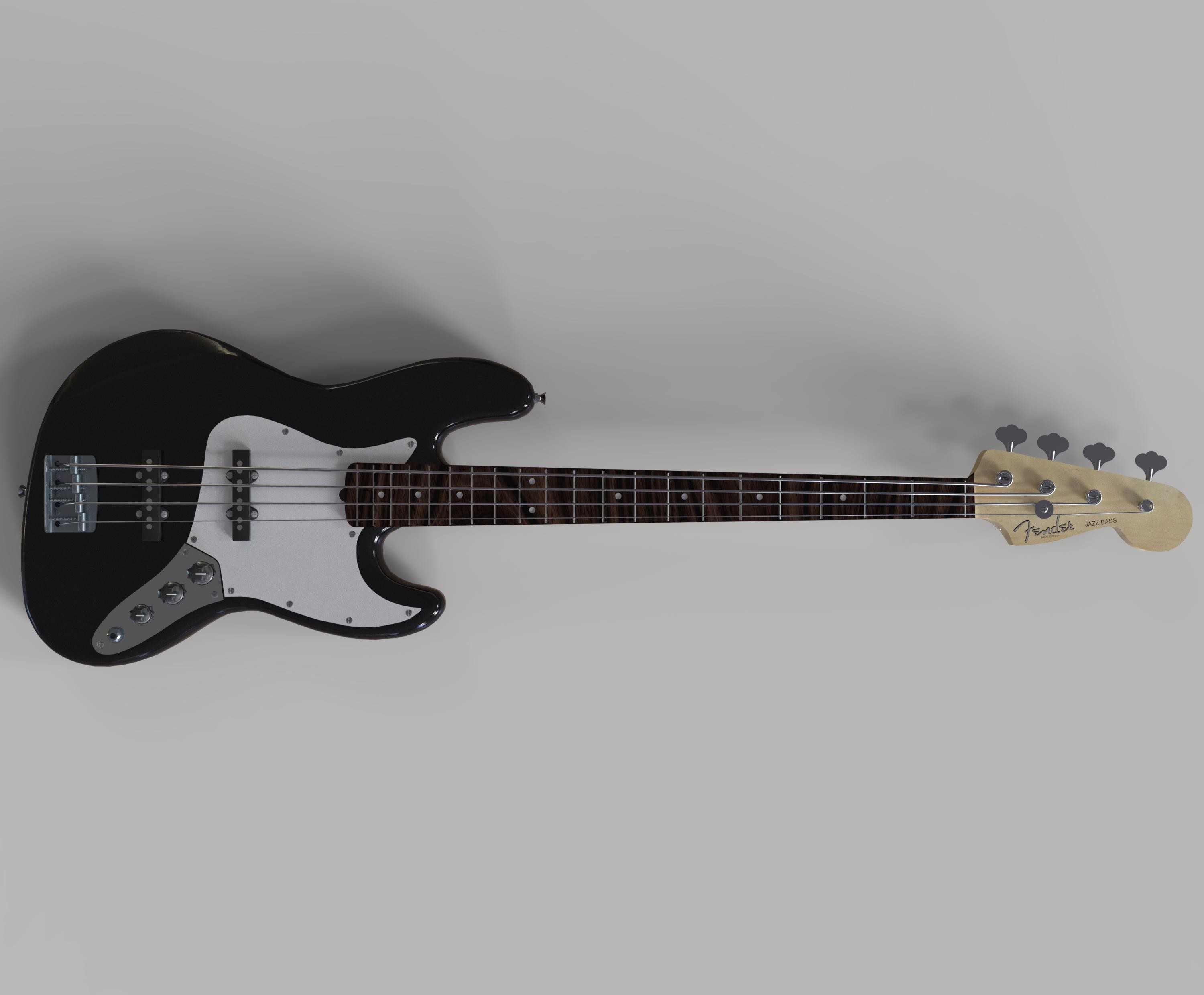 Fender Standard Jazz Bass 3D model 3D Model