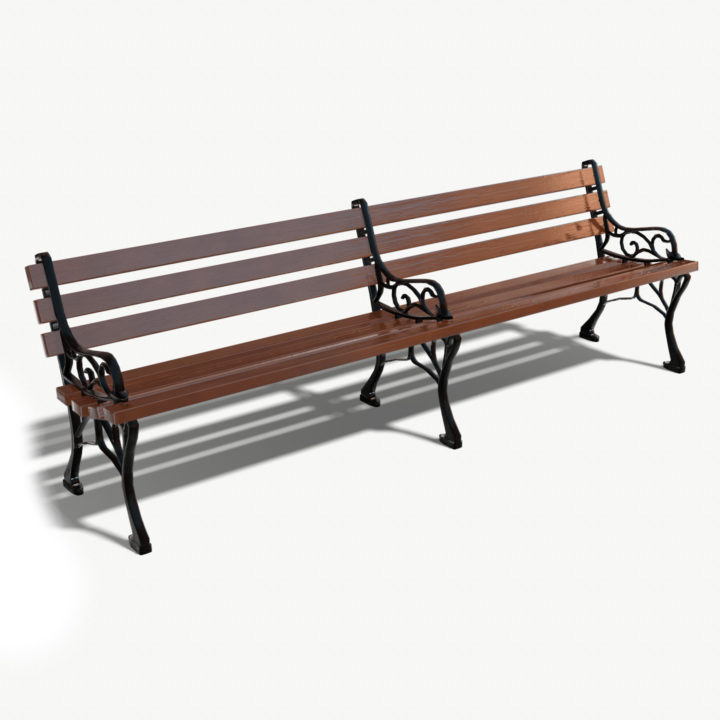 Bench lowpoly PBR 3D Model