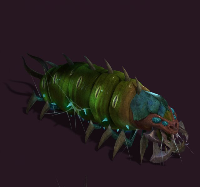 Underground city – poisonous insects 3D Model