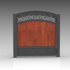 Domestic gates 3D Model