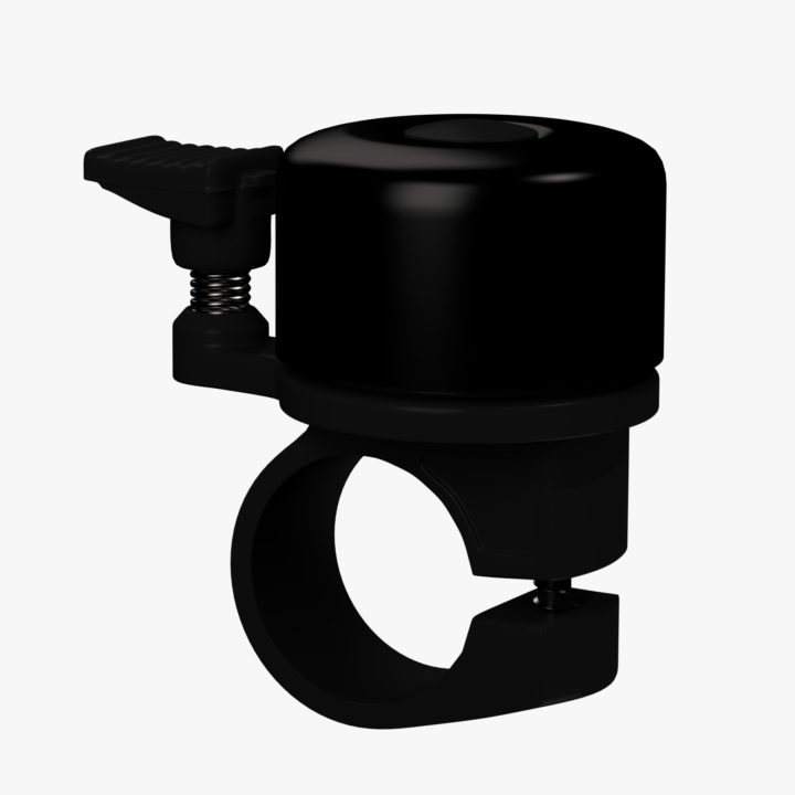 Bicycle bell black mini 3D Model