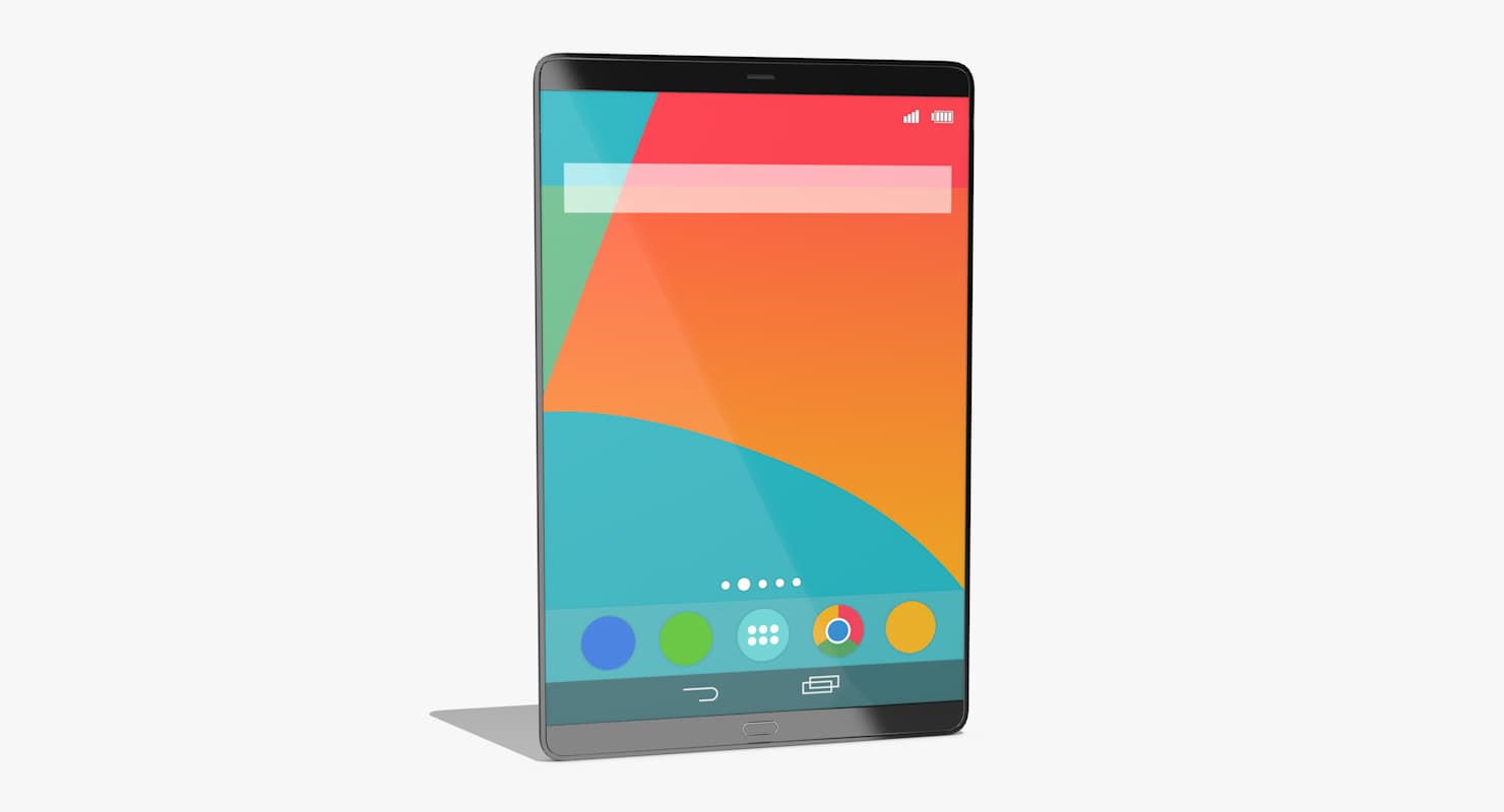 3D Generic Tablet A 3D Model