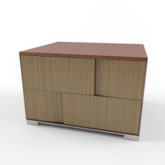 Drawer Table 3D model 3D Model