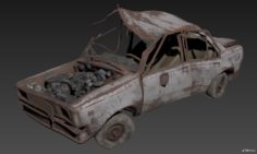 Damaged Vaz-2105 3D Model