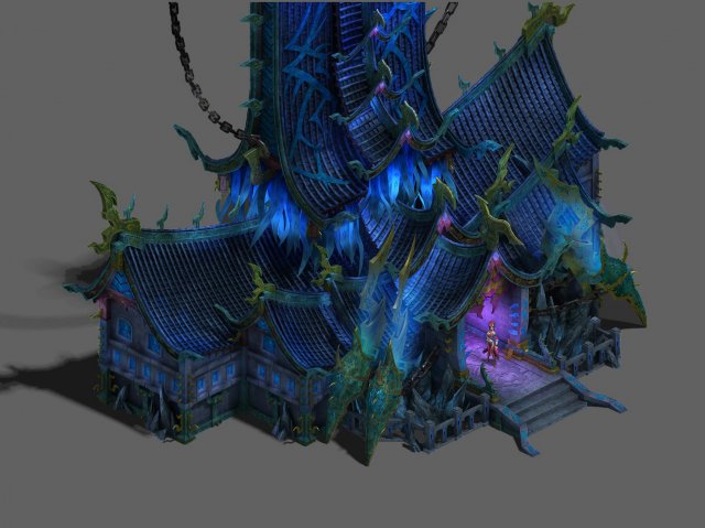 Magic territory – the main hall 3D Model