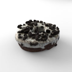 3D Donuts Cookie Creme 3D Model