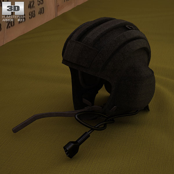 Soviet Tank Summer Helmet 3D Model