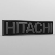 Hitachi logo 3D Model