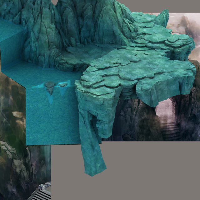 Mountain – Terrain 01 3D Model